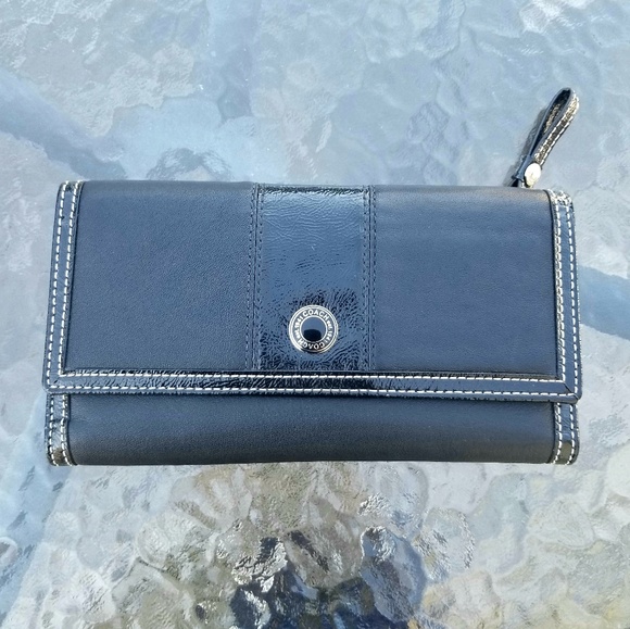 Coach Handbags - Black Leather Coach Wallet